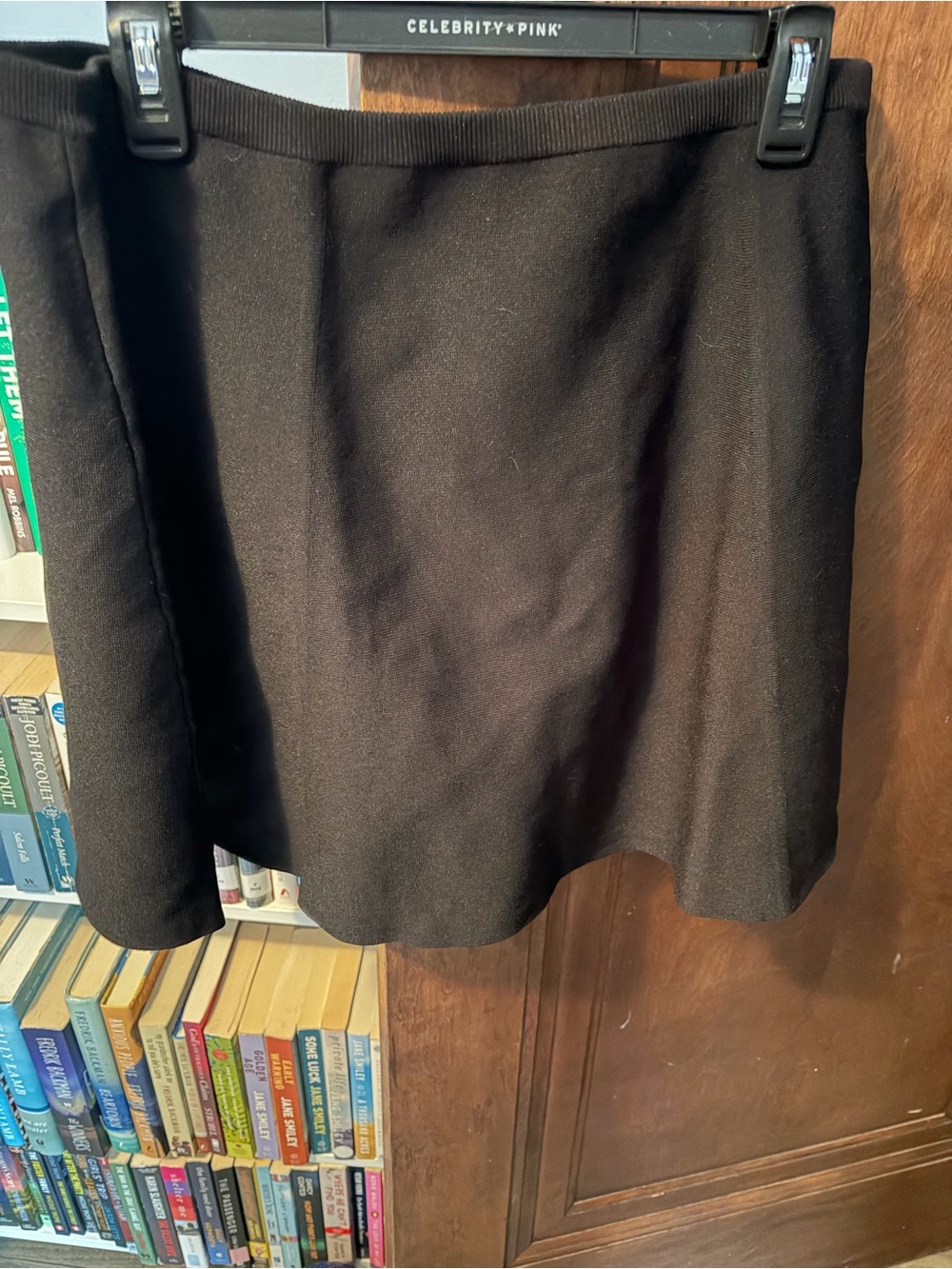 Savage X Fenty Black Circle Skater Mini Skirt